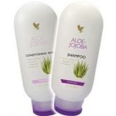 Shampoo e condicionador Aloe-Jojoba